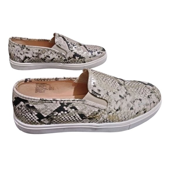Time And Tru Womens Snake Print Slip-On Fashion Sneakers Size11W - Picture 5 of 8